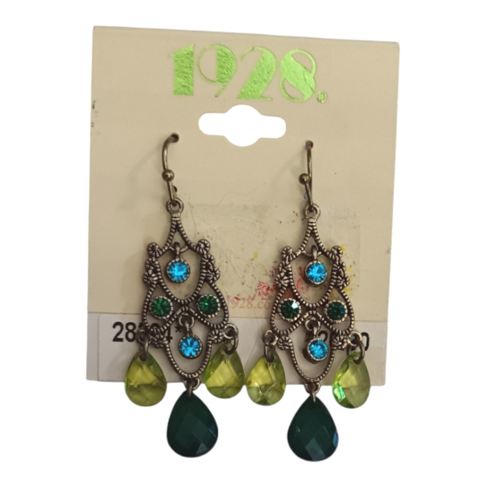 1928 -  Emerald City Earrings